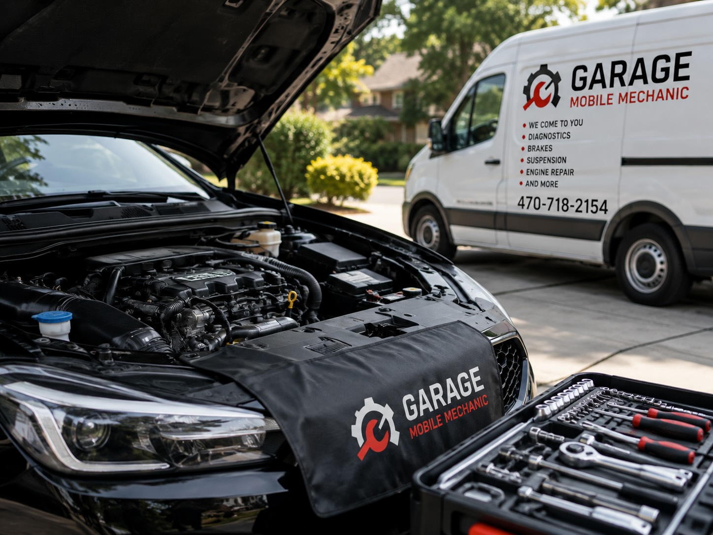 auto repair radiator mercedes mobile mechanic